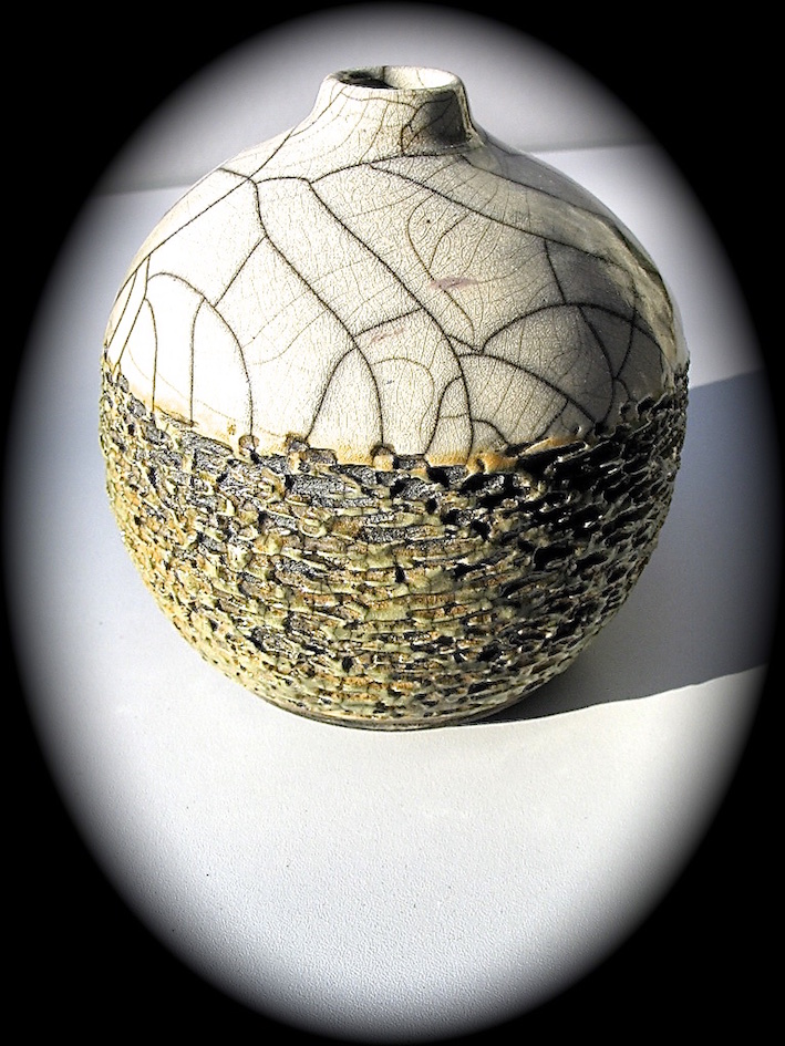Vase texturé